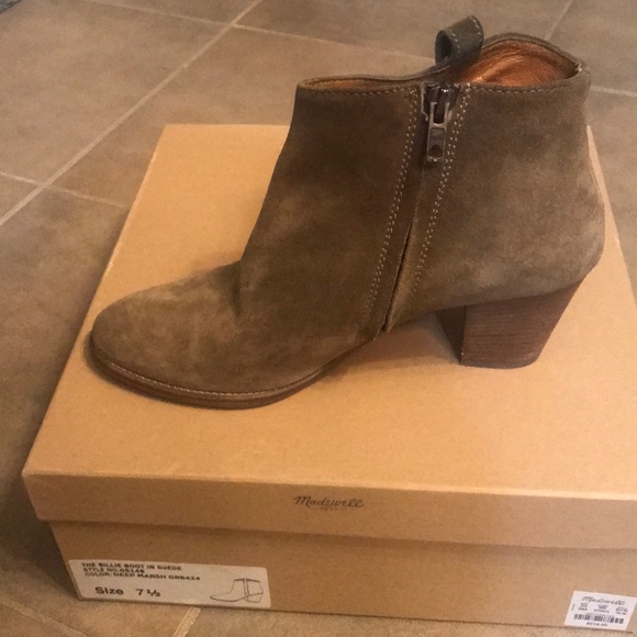 Madewell Shoes - Madewell suede booties size 7